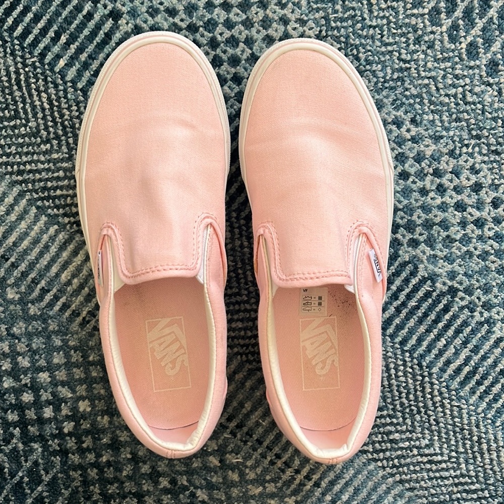 Vans pink slip ons (women’s 8)